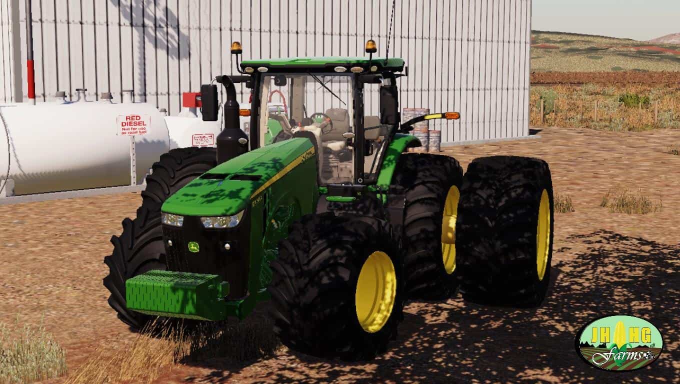 John Deere 8r 18 Usa V2 0 Tractor Farming Simulator 19 Mod Fs19