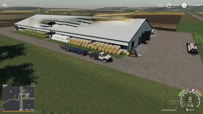 Big Cow Shed V1 0 0 0 Mod Farming Simulator 19 Mod Fs19