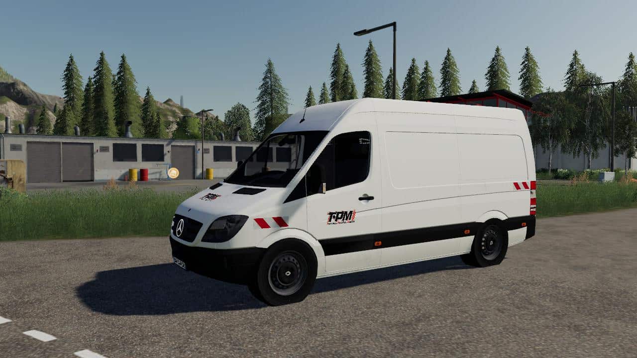 Мод на спринтер 2. Fs19 Mercedes Sprinter. ФС 19 Мерседес Спринтер. Спринтер для FS 19. FS 17 Mercedes Sprinter.