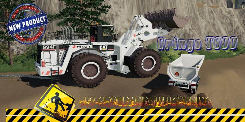 WHEEL LOADER CAT994 EIFFAGE v1.5 Mod Mod Download