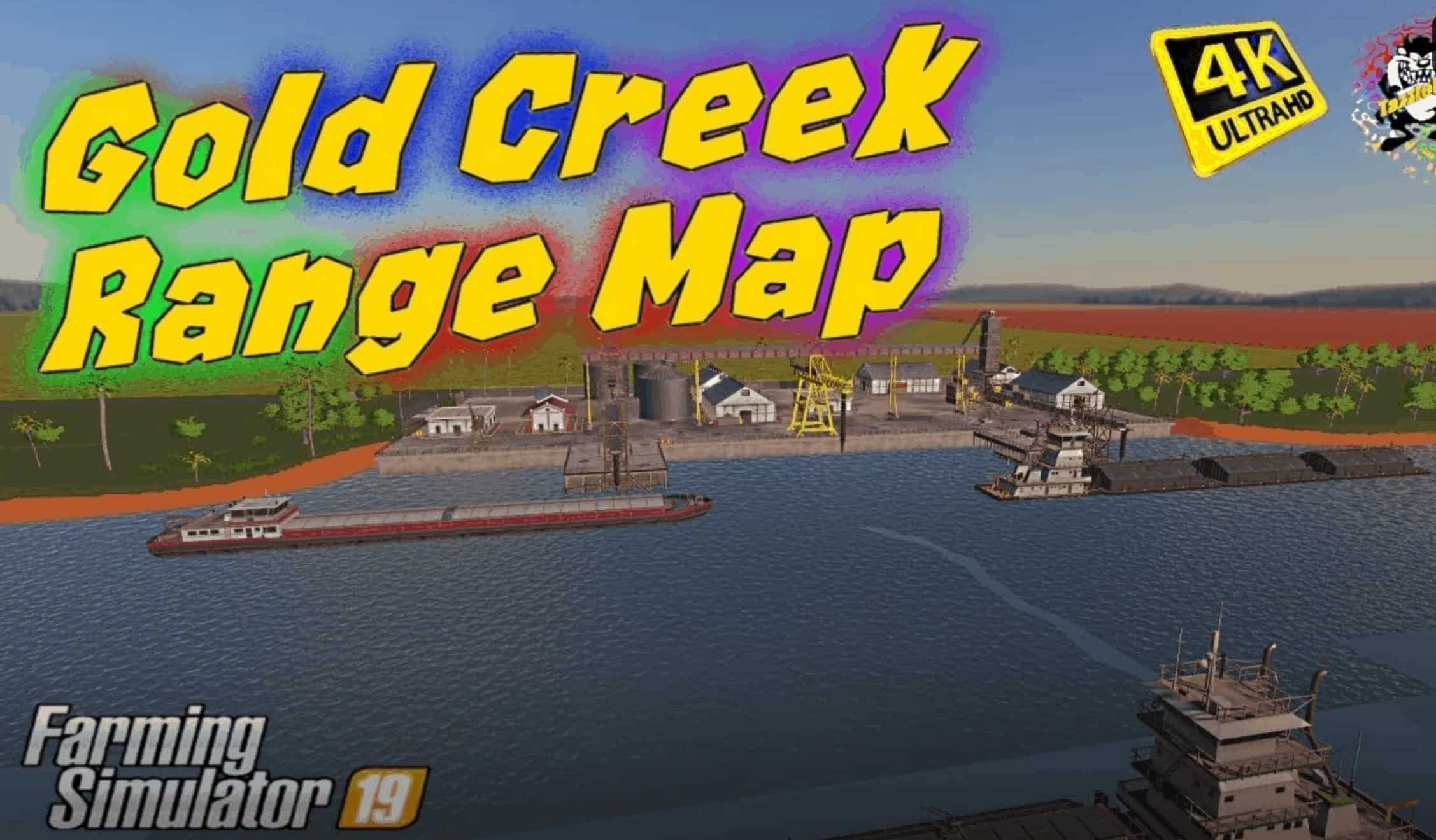 Мод на голд симулятор. Fs19 Gold Creek range v5.0.0.1. Голд Creek.