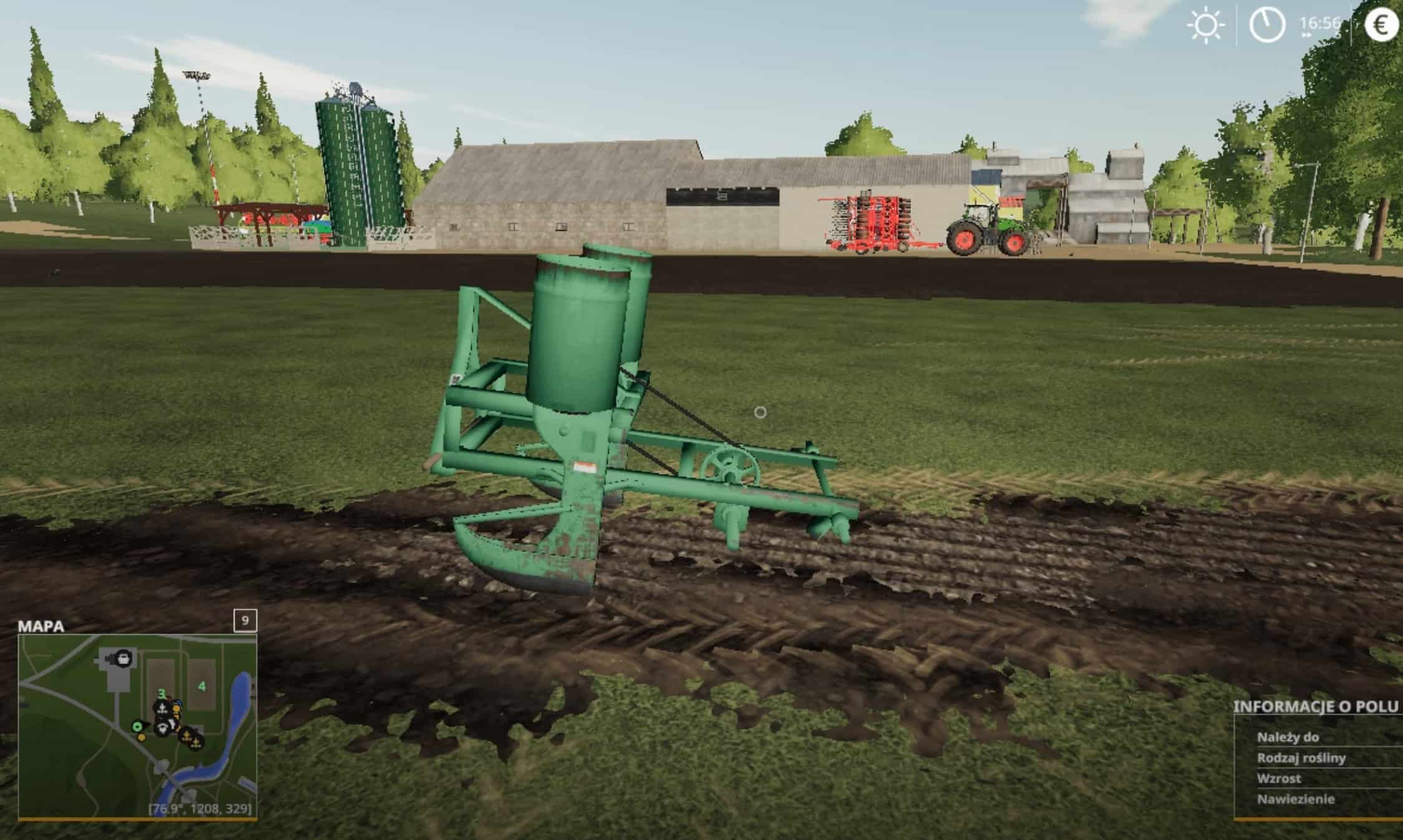 Lizard two Row Planter v1.0 Mod Mod Download