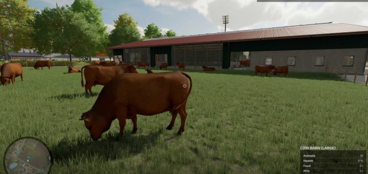 Duo Cow Pature Fences v1.0 - FS22 Mod Download