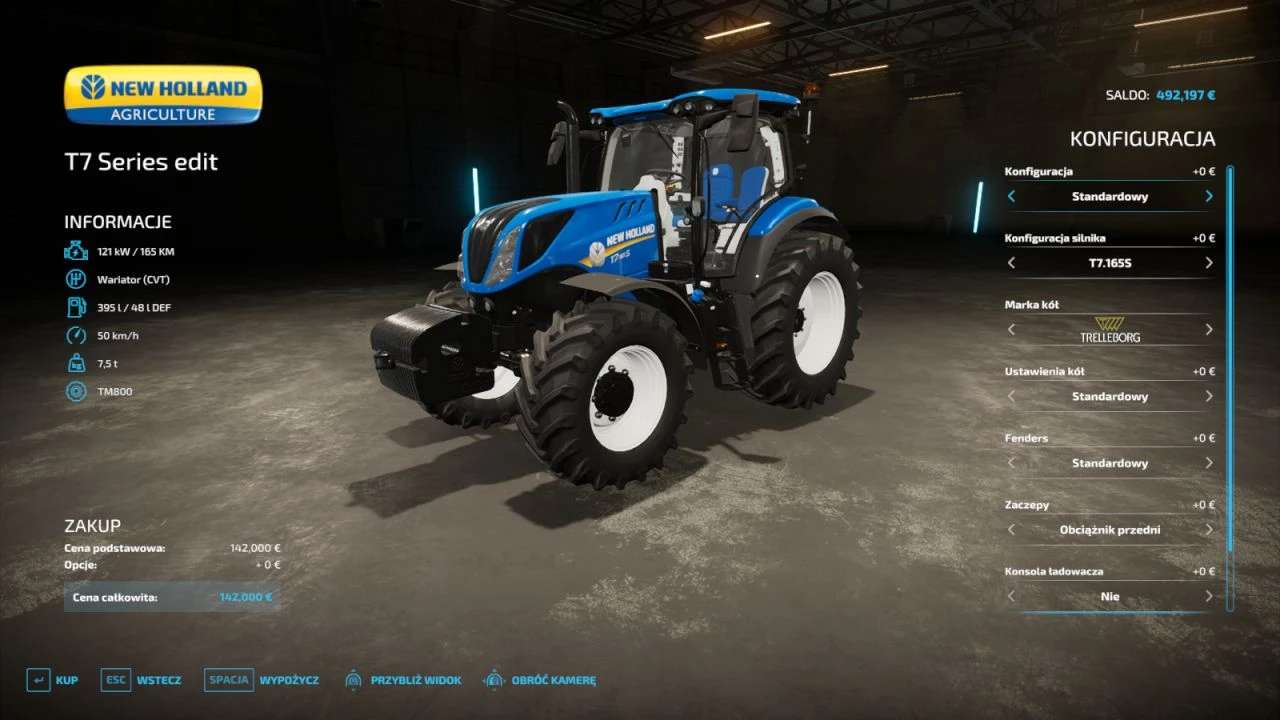 New Holland T7 Edited V10 Fs22 Mod Download 6623